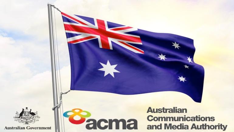 Australia’s Flag and ACMA Logo